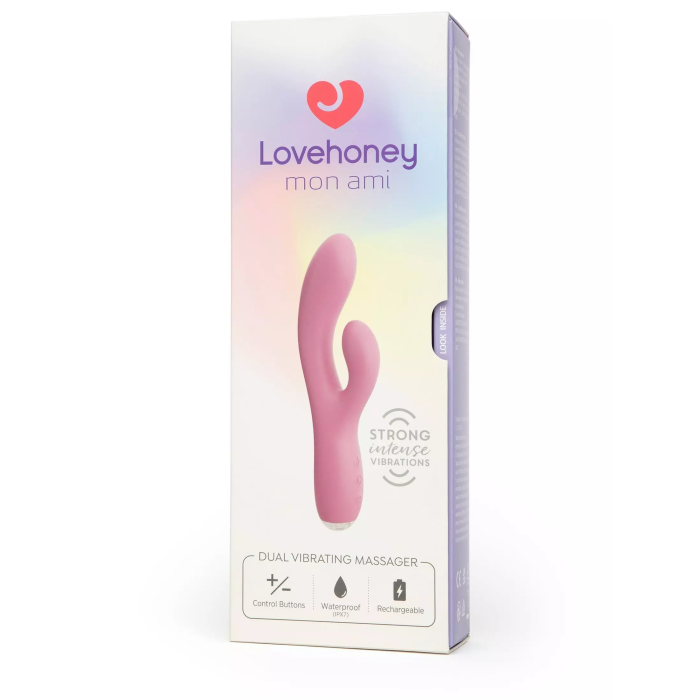 Вібратор-кролик Lovehoney Mon Ami для точки G, рожевий