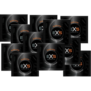 Набір чорних презервативів латексних Exs BLACK (ціна за 10 шт.)