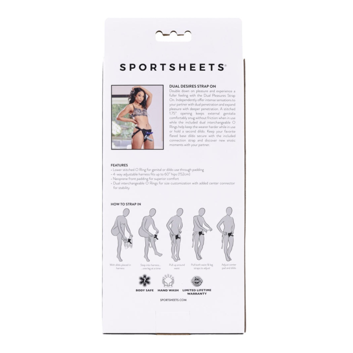 Трусики для страпонів Sportsheets Dual Desires з подвійним проникненням
