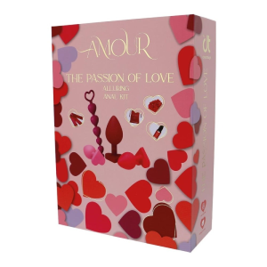 Набір для анального тренування Dream Toys Amour The Passion Of Love з намистинами та аксесуарами