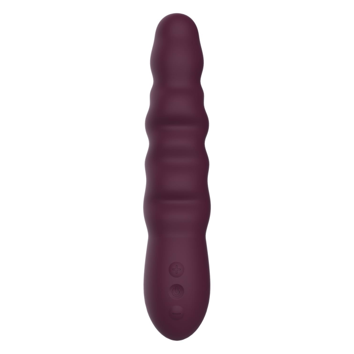 Класичний вібратор рельєфний Dream Toys ESSENTIALS Ripped Power Vibe, фіолетовий