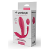 Масажер-вібратор рельєфний Dream Toys Essentials з потрійною стимуляцією, червоний