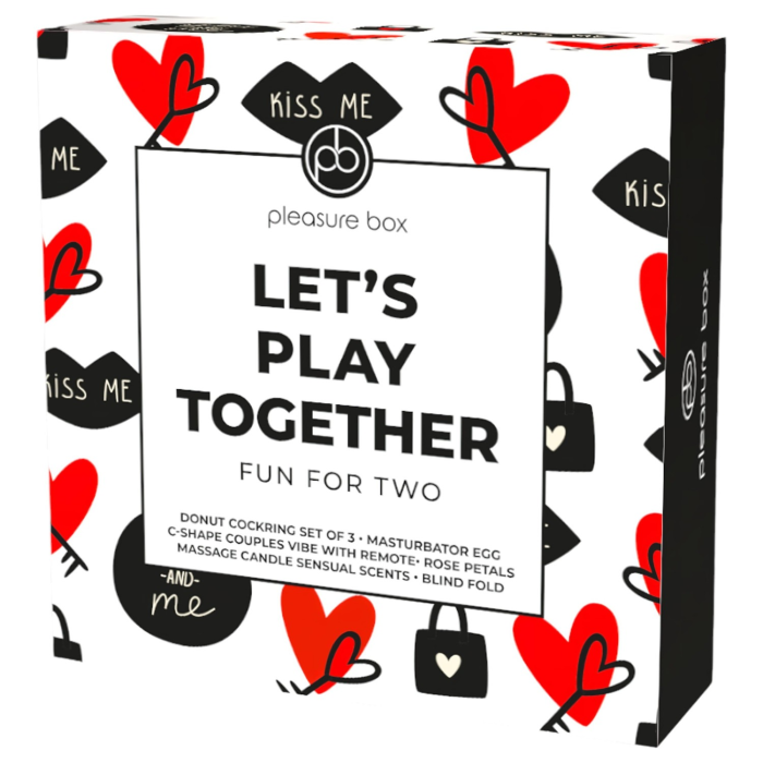 Подарунковий набір для пари Dreamtoys Let'S Play Together, 9 предметів, червоний