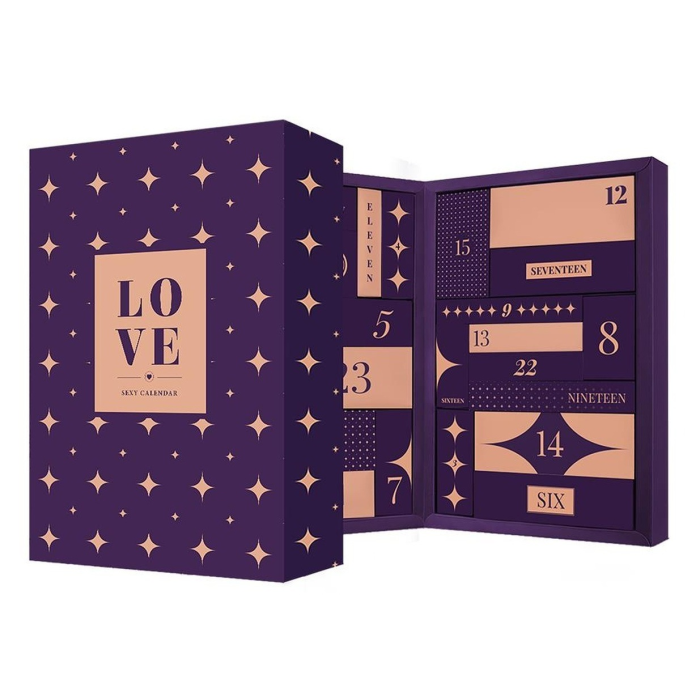 Адвент-календар для пари Dreamtoys LOVE Pleasure Box Sexy Calendar, 24 предмети