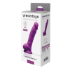 Фалоімітатор реалістичний Dream Toys Real Love на присосці з мошонкою, фіолетовий