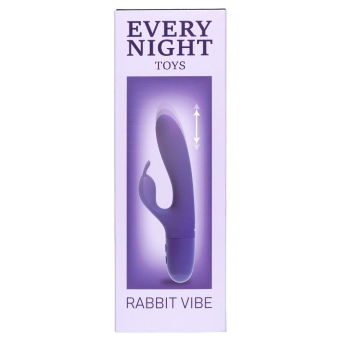 Вібратор-кролик Every Night Toys для точки G, фіолетовий