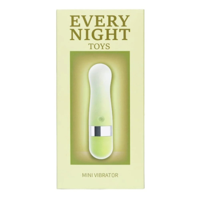 Віброкуля багатошвидкісна Every Night Toys з 10 режимами вібрації, зелений градієнт
