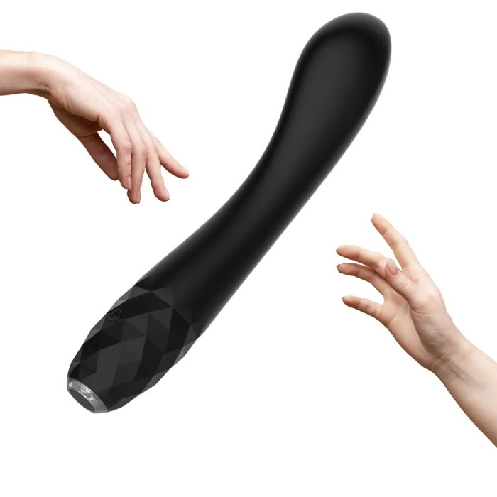 Вібратор для точки G з підсвічуванням Every Night Toys, чорний