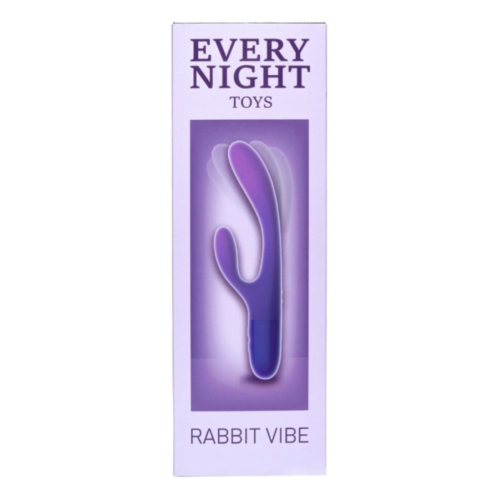 Вібратор кролик Every Night Toys для точки G, синьо-фіолетовий градієнт