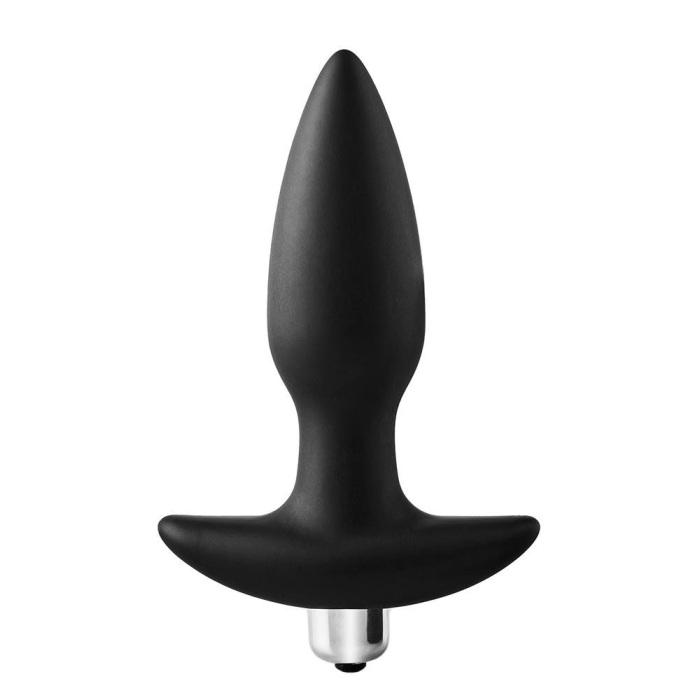 Анальна пробка Dreamtoys FantASSstic з віброкулею, чорна