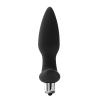 Анальна пробка Dreamtoys FantASSstic з віброкулею, чорна