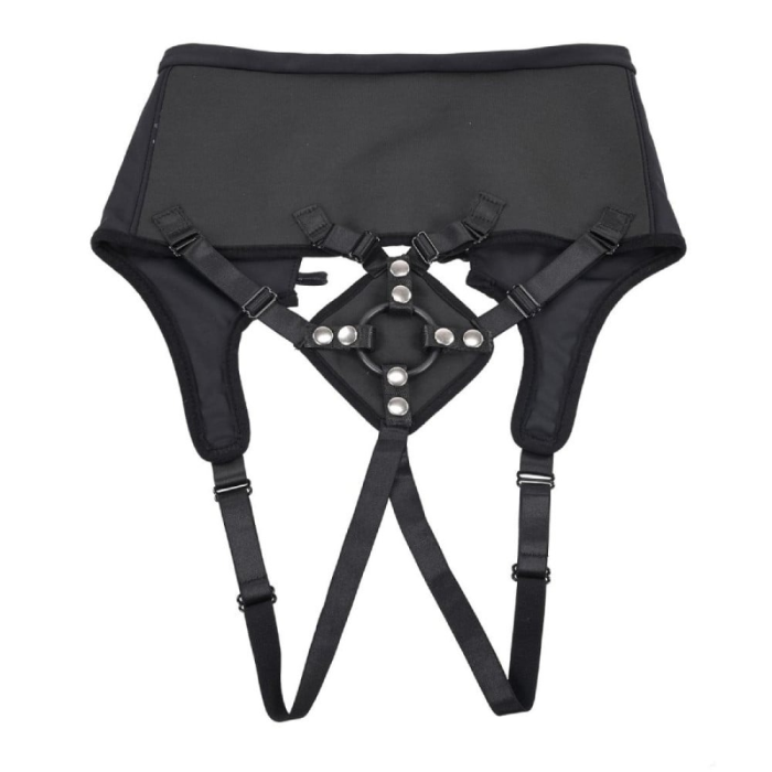 Трусики для страпону Sportsheets Corset з кільцевим кріпленням, чорні