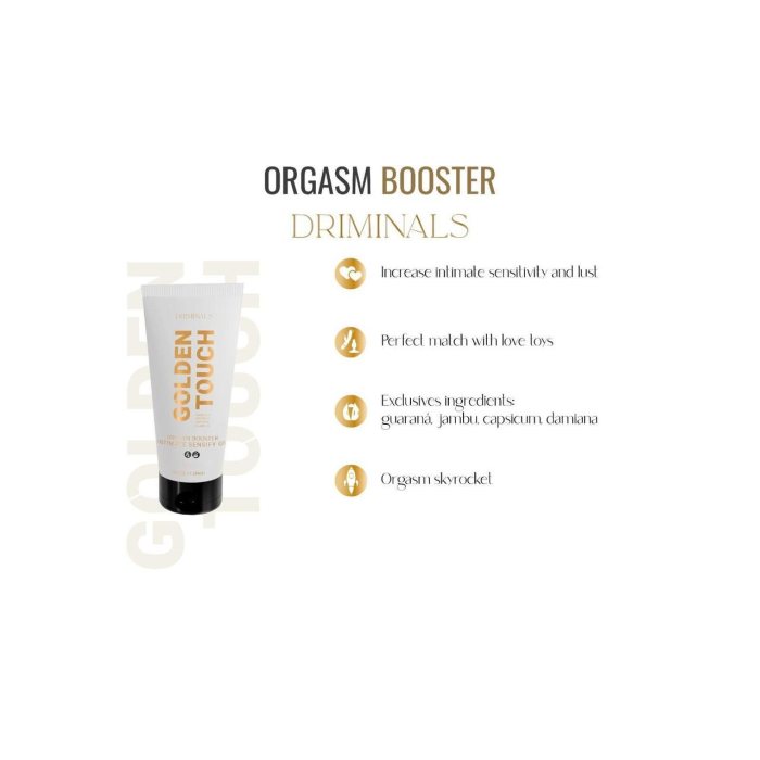Лубрикант для клітора Driminals Golden Touch Booster оргазм, що посилює, 30 мл