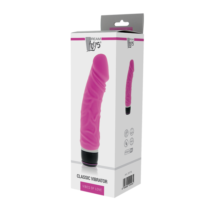 Вібромасажер PURRFECT SILICONE CLASSIC 6.5 INCH, PINK