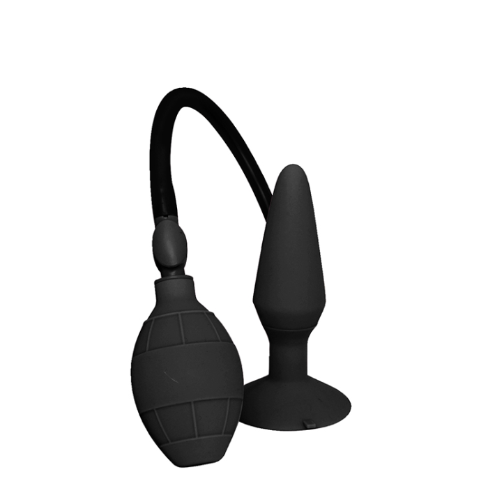 Анальний плаг розширювач із накачуванням Dream Toys Menzstuff Large Inflatable Plug чорний