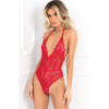 Сексуальне мереживне боді SPANK ME RED, S/ M
