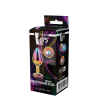 Dt21782 Райдужна анальна пробка GLEAMING LOVE MULTICOLOUR PLUG MEDIUM