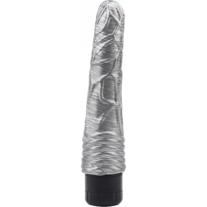 Вібратор реалістичний Chisa Dark Muscle 22.3 см, сріблястий