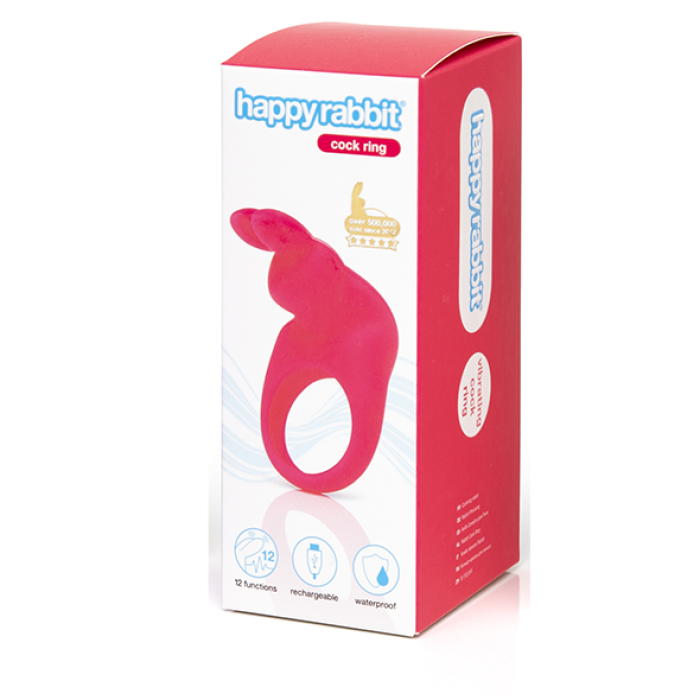 Ерекційне кільце Happy Rabbit Rechargeable Cock Ring Pink