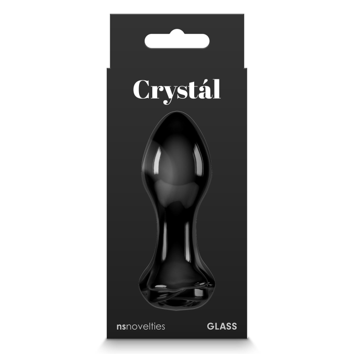 Скляна пробка NS Novelties CRYSTAL ROSE BLACK