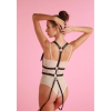 Портупея сексуальна One Size K36, натуральна шкіра, чорна