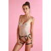 Гартери One Size G9, з натуральної шкіри, чорні