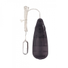 Вибропуля серебристая Chisa Hi-Basic Be Mine Bullet Vibrator на белом пульте управления
