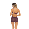 SNEAK PEAK CHEMISE SET PURPLE, S/M