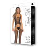 Комбінезон ON ALL NIGHT 2PC SET BODYSTOCK BLACK, OS
