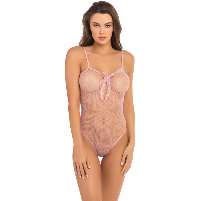 Боді в сітку UNDONE SEE THROUGH BODYSUIT PINK, OS