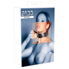 Нашийник широкий Zado FETISH з D-кільцями, шкіряний, чорний