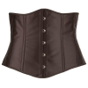 Корсет з відкритим бюстом Cottelli Collection Underbust Corset зі шнурівкою, чорний, XL