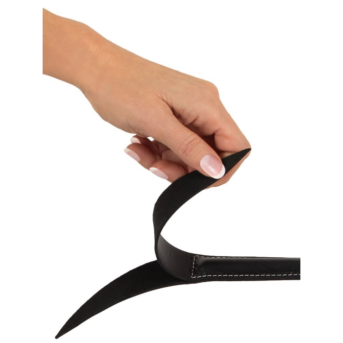 Батіг з роздвоєним кінчиком ZADO TOOLS шкіряний, чорний, 68 см