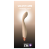 Вібратор для стимуляції точки G та клітора Sweet Em Velvet Lure, ніжно жовтий