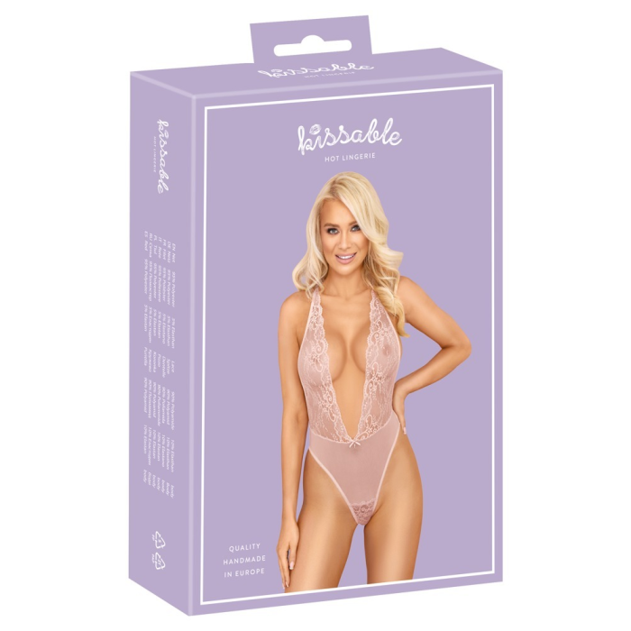 Ніжно-рожеве боді Kissable L/XL