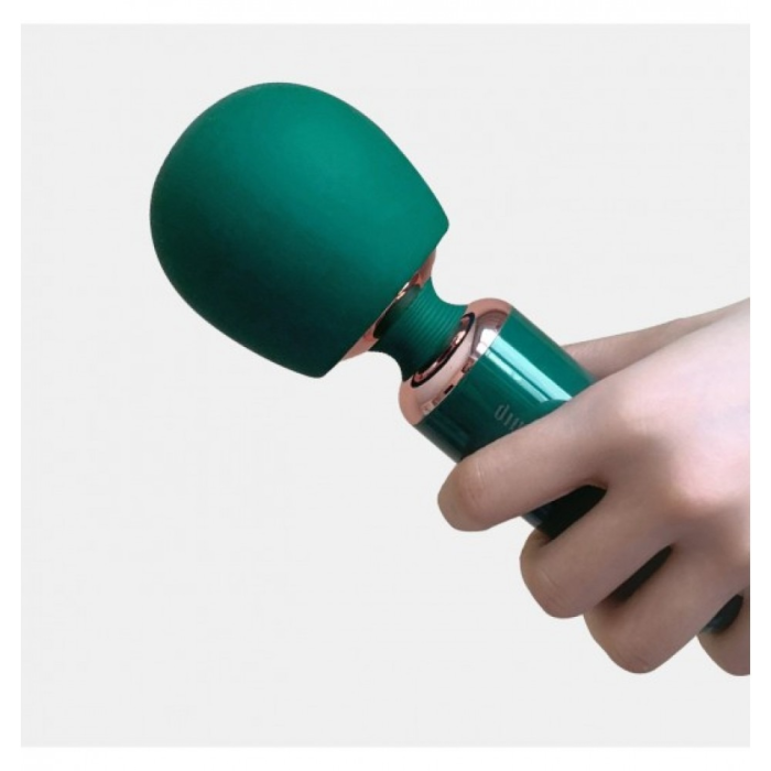 Вібратор-мікрофон Qingnan No.5 Powerful Mini Wand Massager, зелений