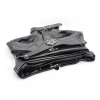 Бондажна умиротворювальна сорочка, екокожа, чорна, One Size