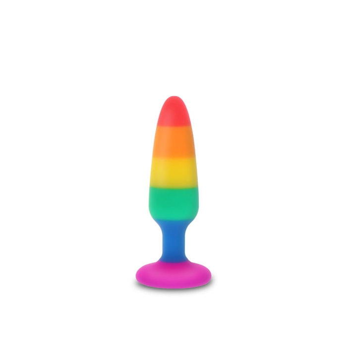 Анальна пробка TOY JOY Twink, M, різнокольорова, 11 х 3 см
