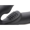 Страпон подвійний Evoke Vibrating Strapless Strap-On - Чорний