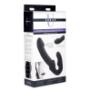 Страпон подвійний Evoke Vibrating Strapless Strap-On - Чорний