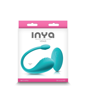 Віброяйце з дистанційним пультом керування NS Novelties Inya Venus, бірюзовий