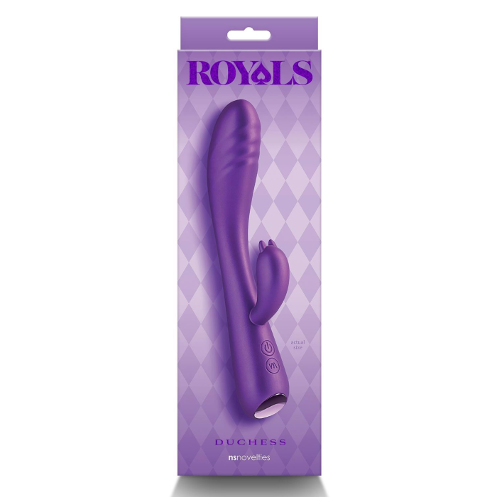Вібратор-кролик NS Novelties Royals Duchess, фіолетовий