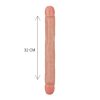 Фалоімітатор двосторонній ToyJoy RealFeel Jr.Double Dong, бежевий