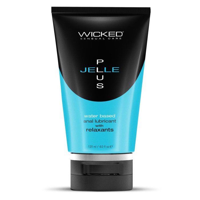 Анальне мастило на водній основі Wicked Sensual Care Jelle Plus з релаксантами, 120 мл