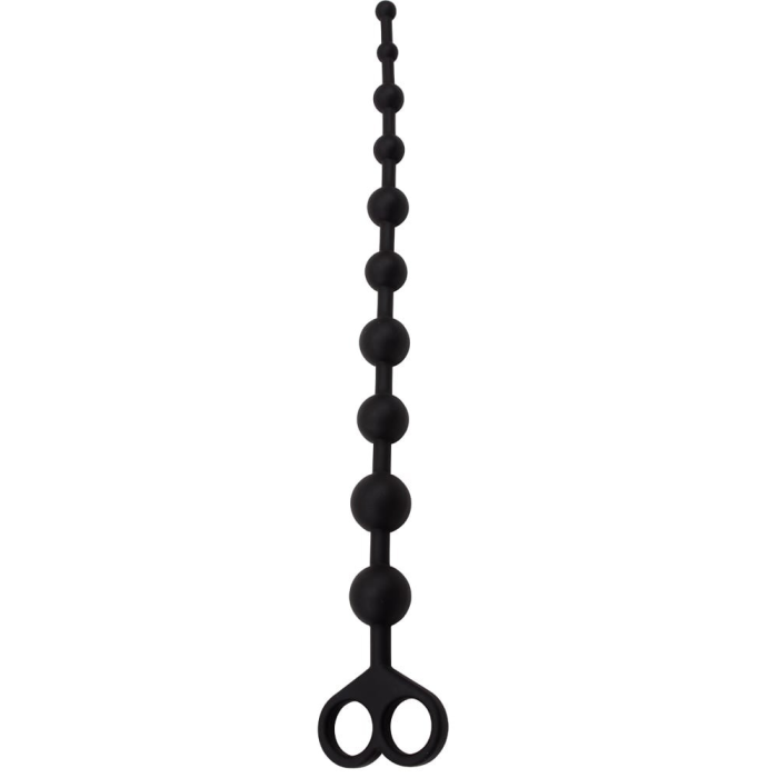 Анальний ланцюжок Chisa Black Mont Silicone чорний