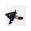 Страпон жіночий Райдужний COLOURFUL LOVE STRAP ON SOLID DILDO