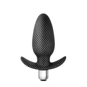 Анальна пробка з вібрацією 3 в 1 BLUSH SPARK THROTTLE AV-01 CARBON FIBER