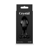 Стеклянная пробка NS Novelties CRYSTAL FLOWER BLACK