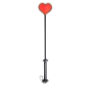 Стек DS Fetish Crop heart red/black