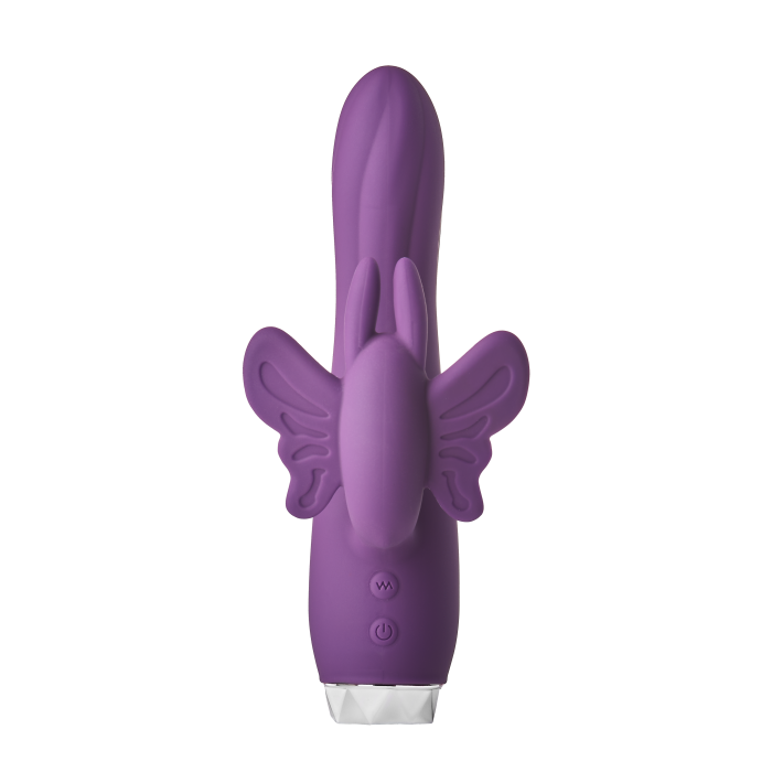 Вібратор-кролик у вигляді Метелики Dream Toys Flirts Butterfly, фіолетовий, 17 х 3 см